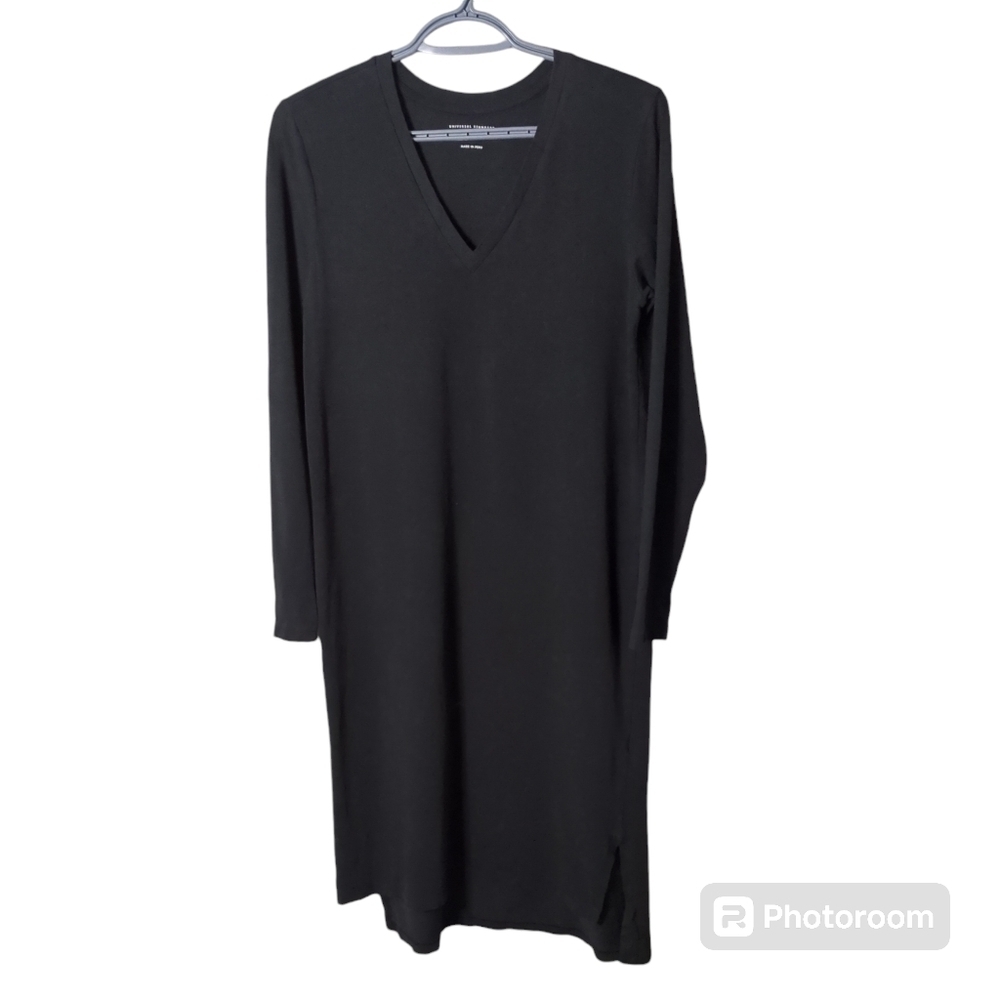Universal Standard Tesino Washed Jersey‎ Dress Long Sleeve Size 2XS (US 6/8)
